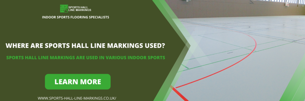 Where are Sports Hall Line Markings Used?